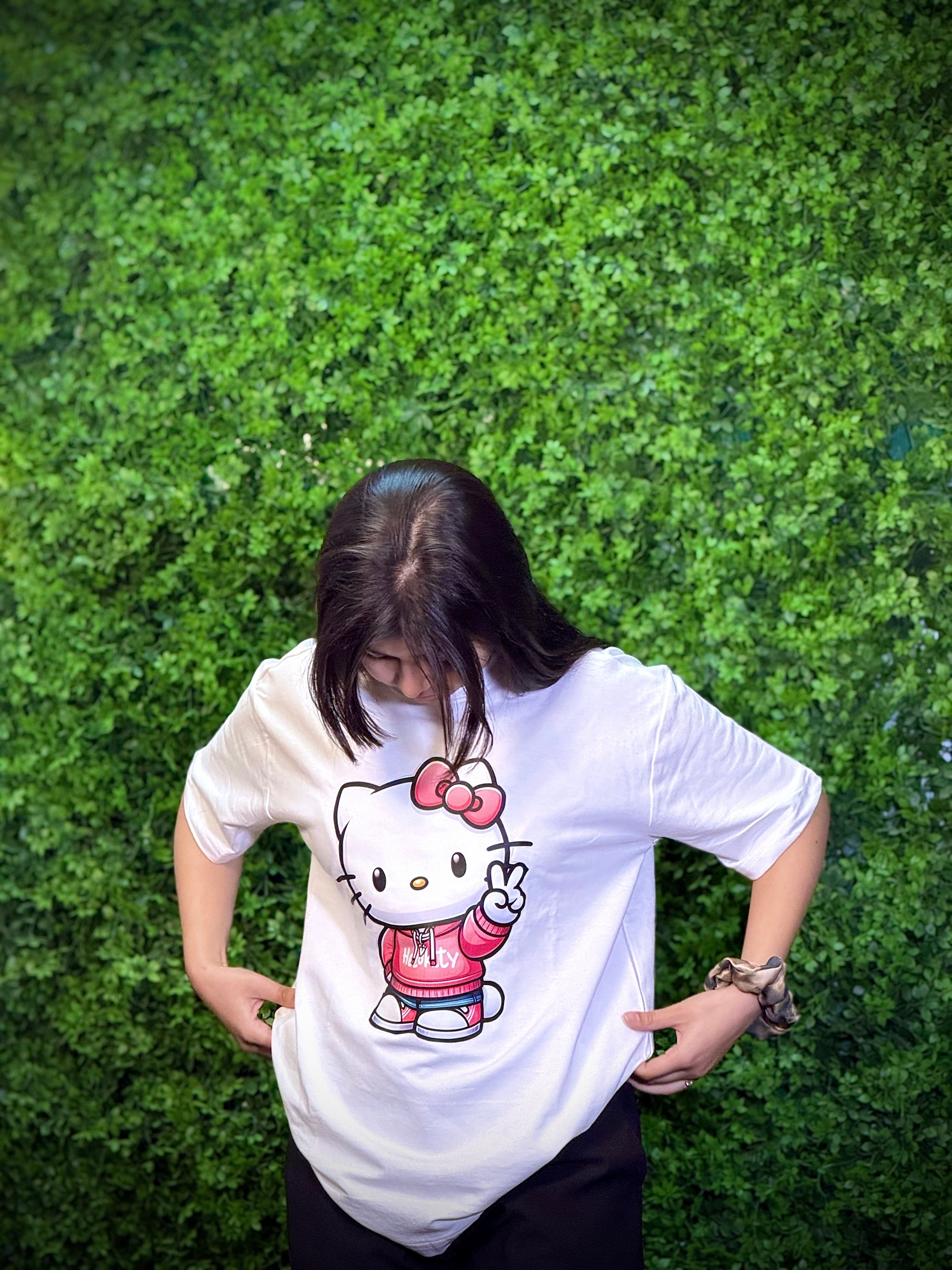 Hello Vibe Oversized Tee