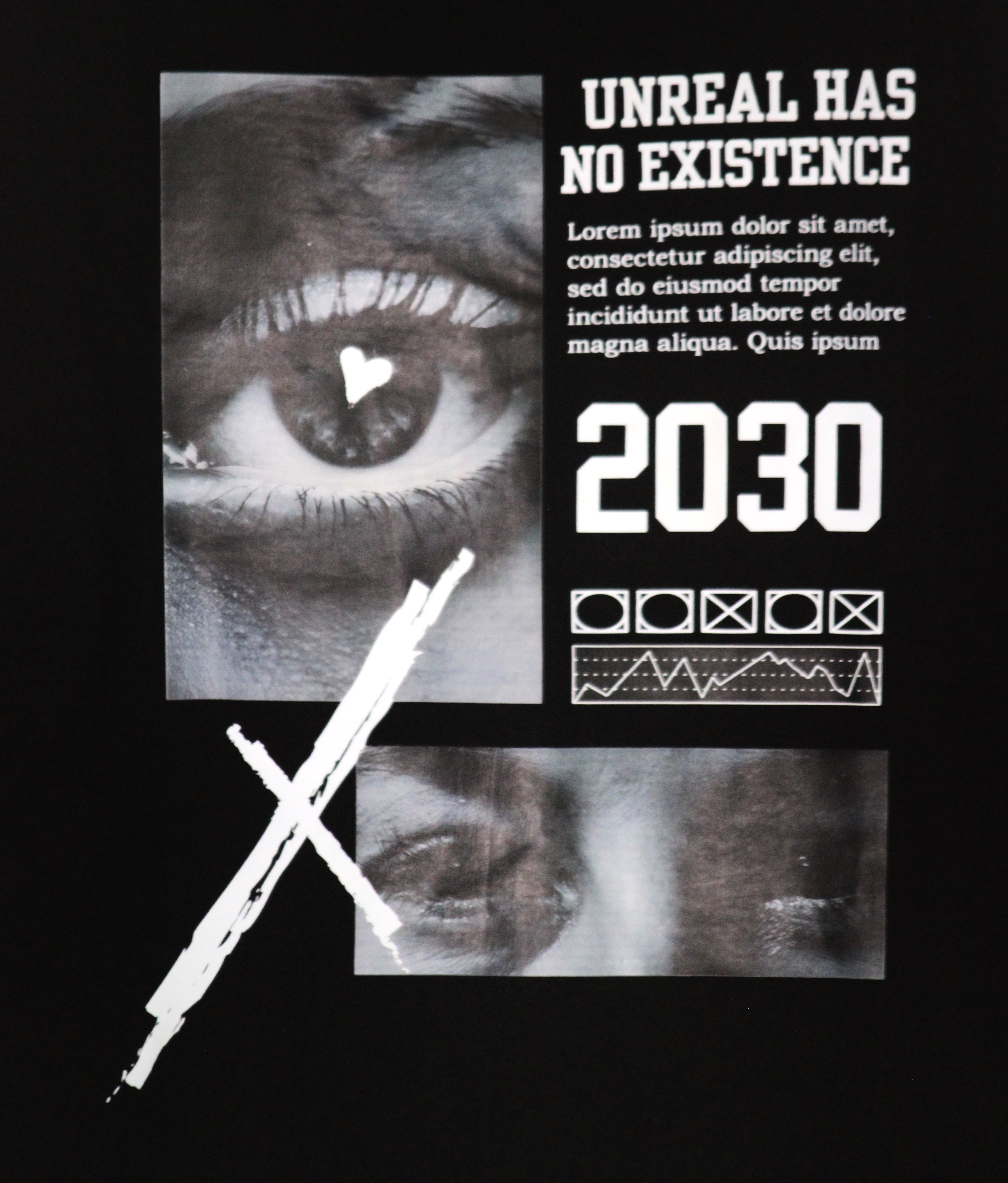 PEACE 2030 Oversized Graphic Tee